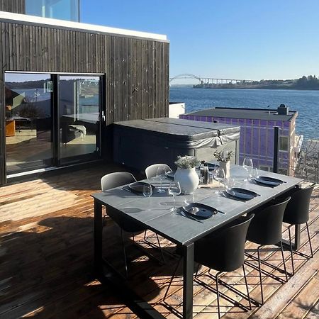 Seaside Villa With Outdoor Jacuzzi Haugesund Luaran gambar